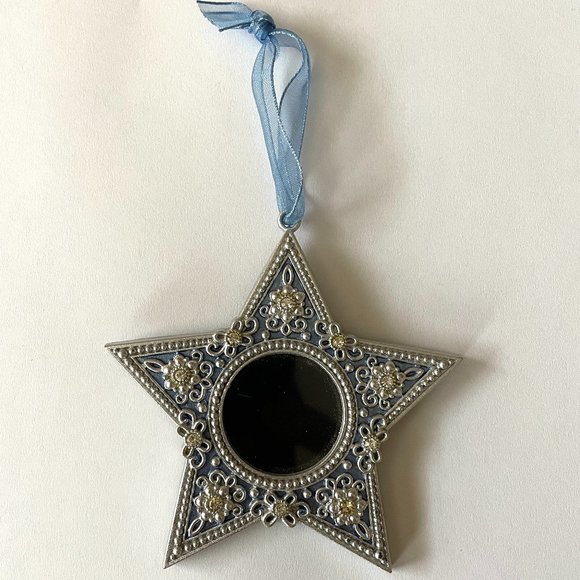 Other - BEAUTIFUL Blue Sparkling Star Picture Photo Frame Ornament Christmas